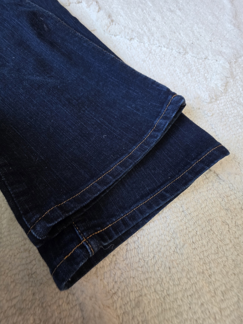 Women's Dark Blue Bootcut Jeans - Picture 10 of 15